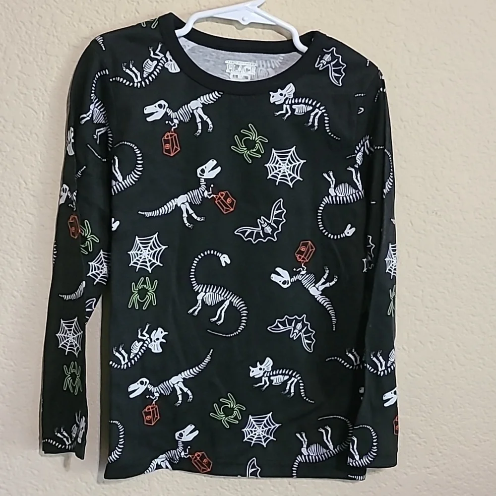 NWOT The Children's Place Dinosaur Skeleton Tee